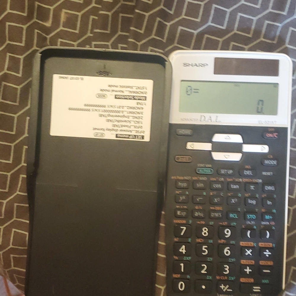Sharp scientific calculator